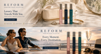 Reform Signature Travel Collection banner featuring three perfume pens with luxury travel scenes and the words “Every Moment. Every Destination.”